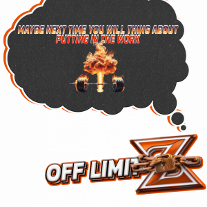 MAYBE NEXT TIME YOU WILL THINK ABOUT PUTTING IN THE WORK