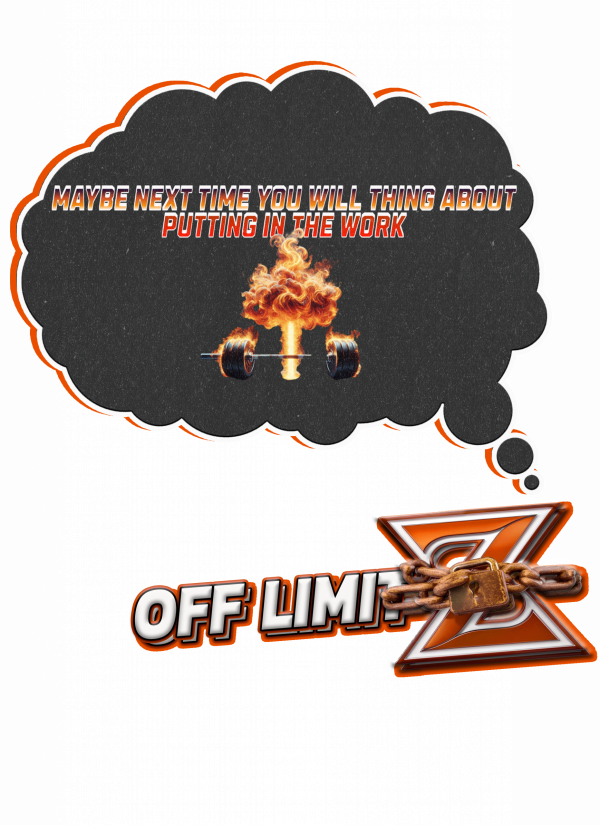 MAYBE NEXT TIME YOU WILL THINK ABOUT PUTTING IN THE WORK