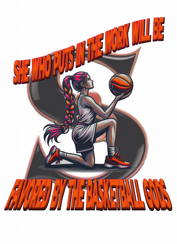 SHE WHO PUTS IN THE WORK BE FAVORED BY THE BASKETBALL GODS